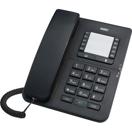 Karel Tm142 Siyah Masa Üstü Telefon Tm-142
