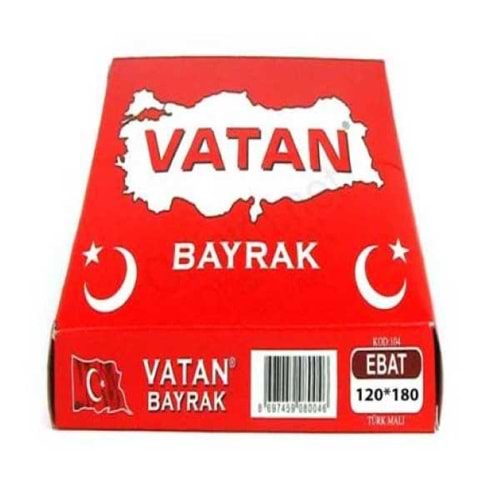 Vatan Türk Bayrağı 120x180 VT109