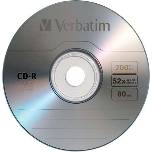 verbatim 700 mb 80 dk cd