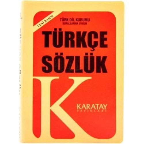 4E Sözlük Türkçe Plastik Kapak 1.Hamur Sarı Karatay Yayınevi
