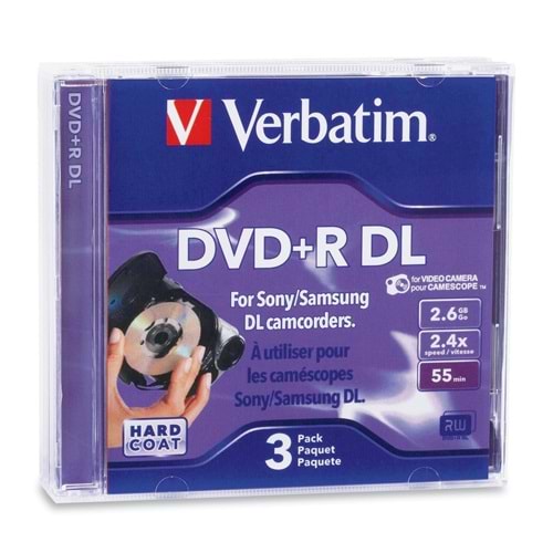 Verbatim DVD+D 2,6 GB 55 Dakikalık Kutulu